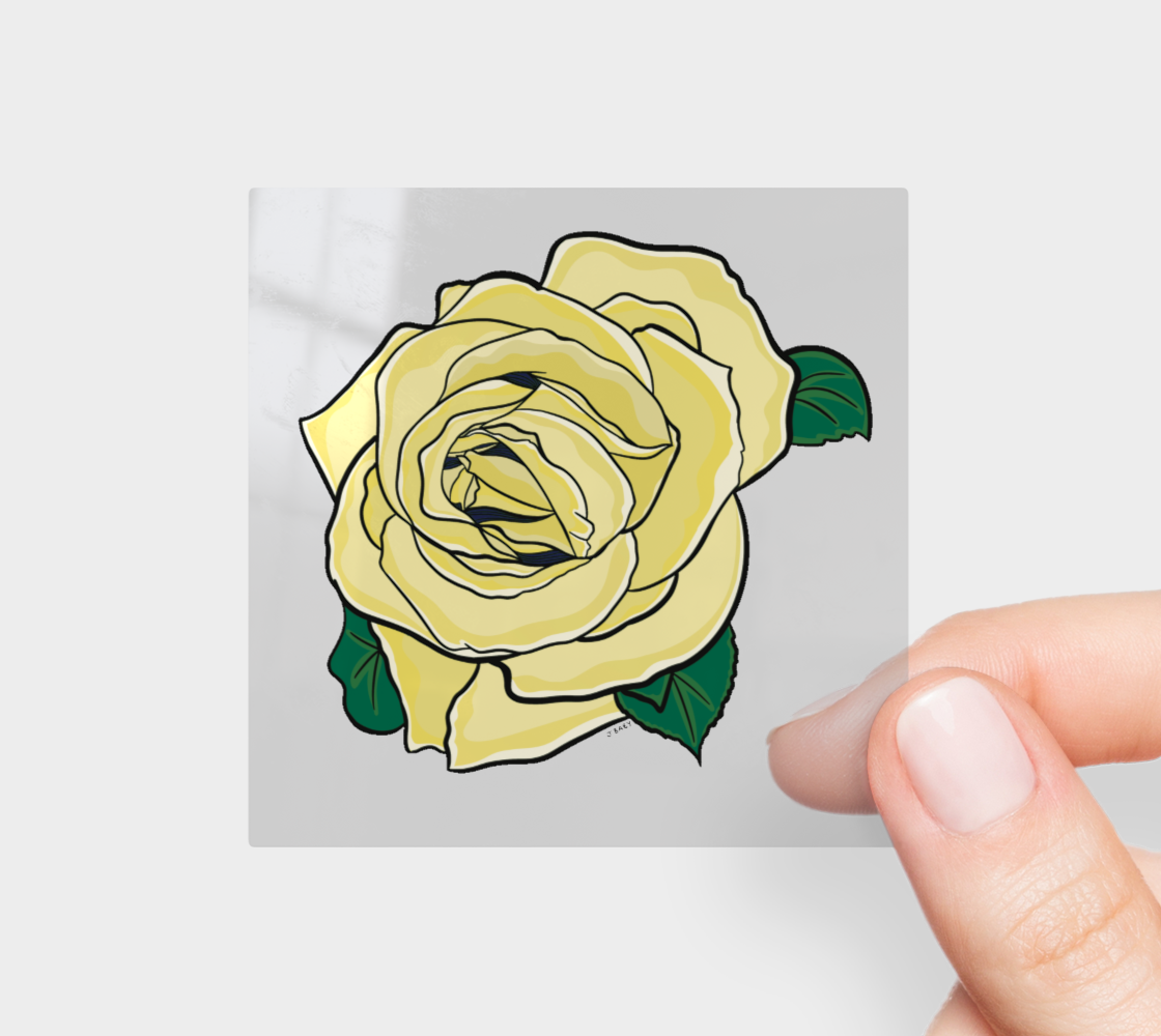 Ivory Yellow Rose