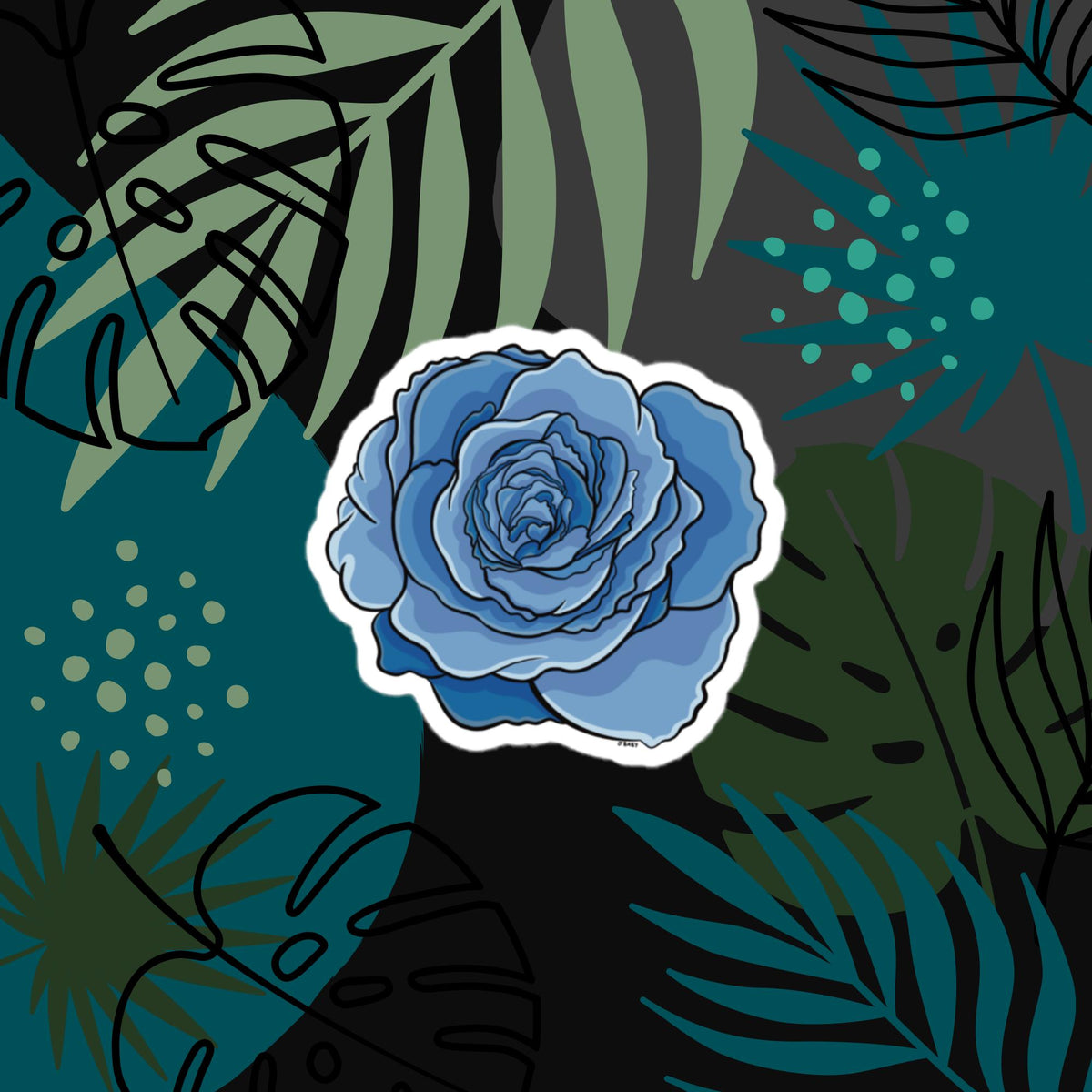 Powder Blue Rose