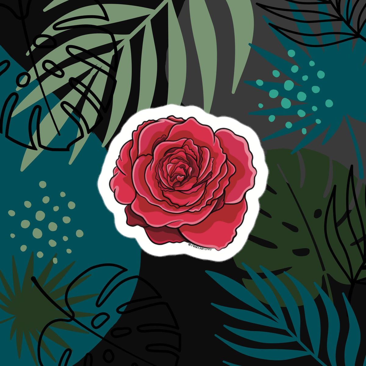 Scarlet Red Rose