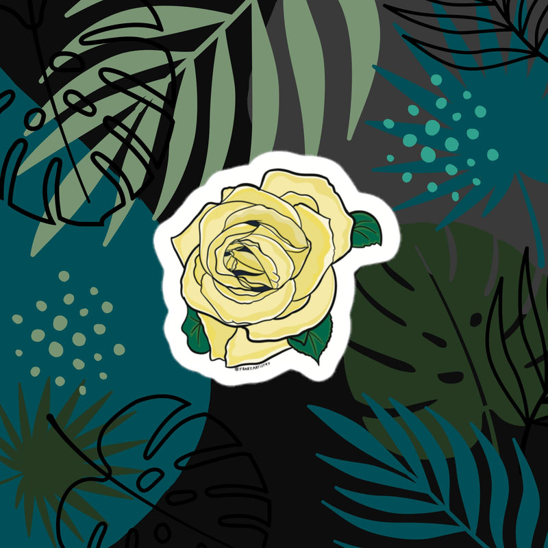 Ivory Yellow Rose
