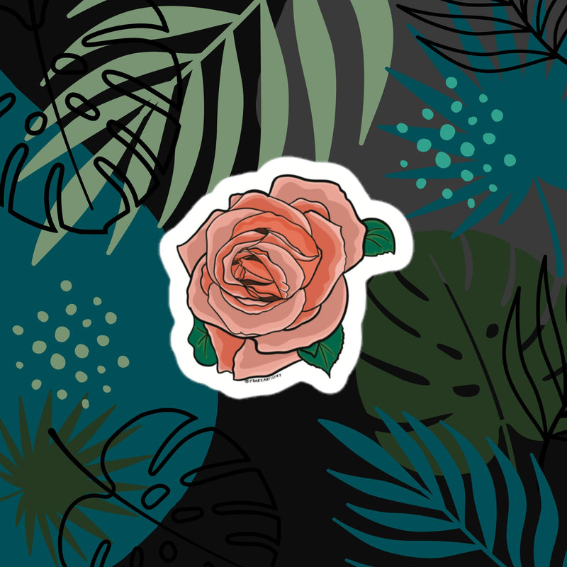 Sunset Peach Rose